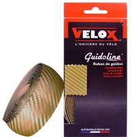 Lenkerband Velox Carbon, Karton mit Stopfen, gold, Velox, KIT675GOLD