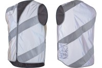 Wowow Sicherheitsweste Roadie Jacket Full Reflective Größe XL grau
