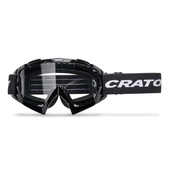 Cratoni MTB Brille C-Rage schwarz glanz Scheibe transparent