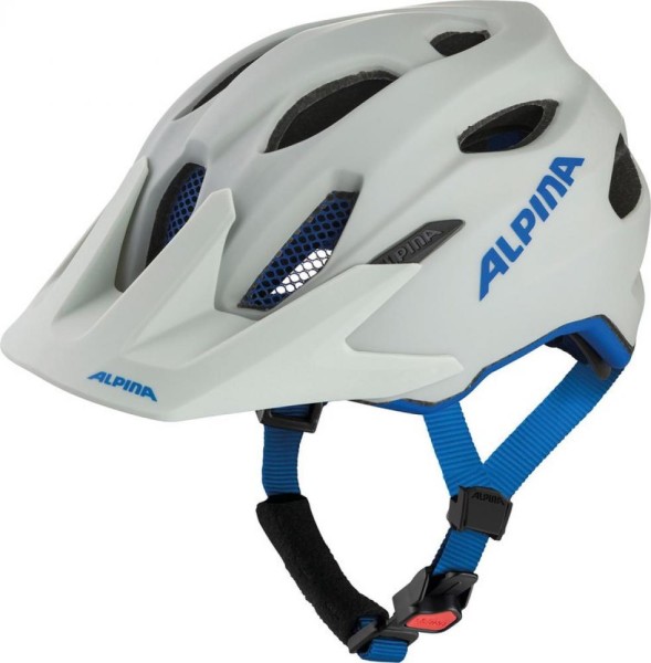 Fahrradhelm Alpina Carapax JR smoke grau blau matt, Gr.51-56cm