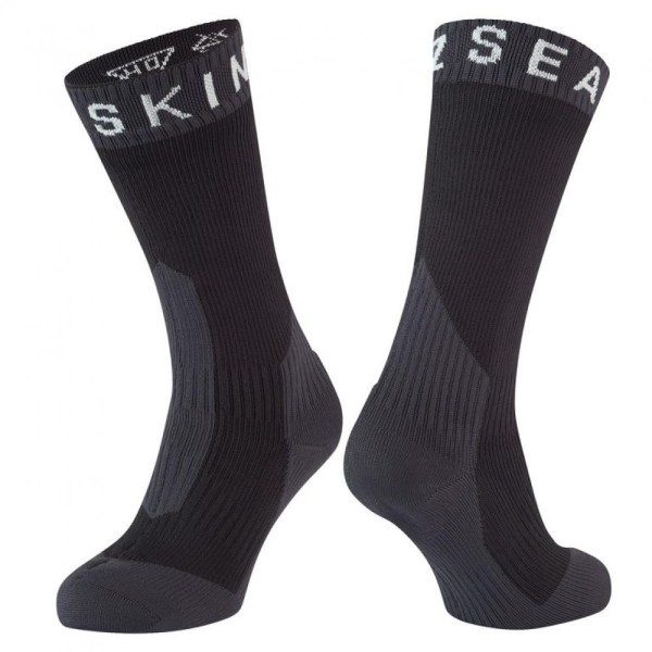 Socken SealSkinz Stanfield schwarz/grau/weiß, Gr. S
