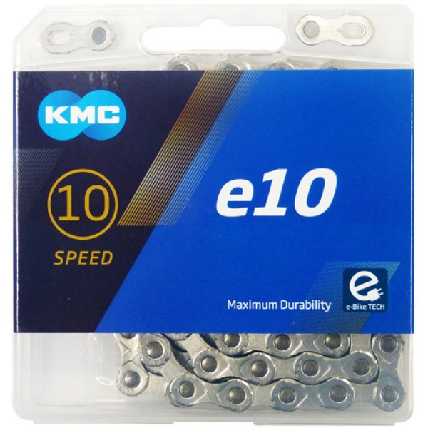 Kette KMC e10 für E-Bike 1/2" x 11/128" 122 Glieder 5,88mm 10-f.