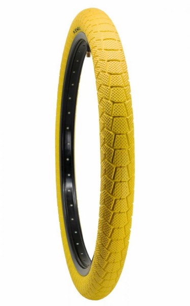 Reifen QU-AX für Einrad 20x1.95" 50-406mm gelb o.Felge+Schlauch