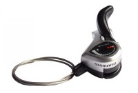 Daumenhebel Shimano Tourney SL-TX50 , silber, 3-fach, links, Microraster, Shimano, E- SLTX50LFBT