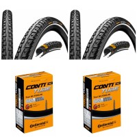 2x Reifen Continental Conti RideTour 28x1.75 + 2x Conti Schlauch SV 42mm