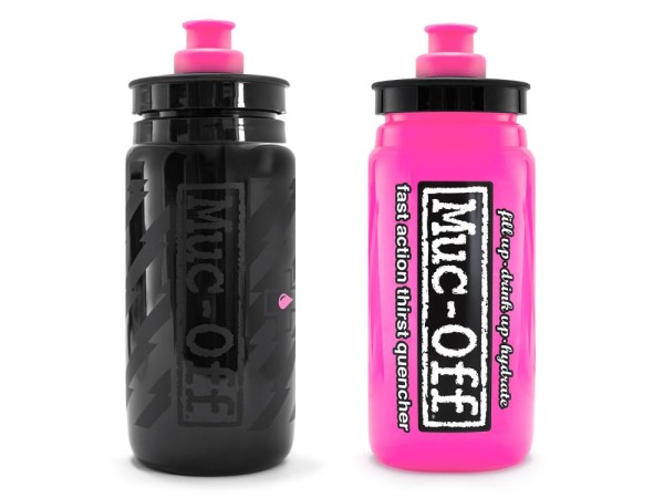 Muc Off Elite Custom Fly Water Bottle 550ml, pink, 500