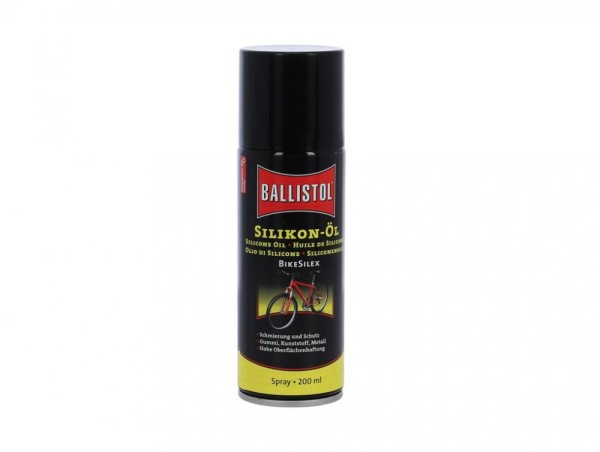 Ballistol Silikon-Öl BikeSilex, Spray 200 ml