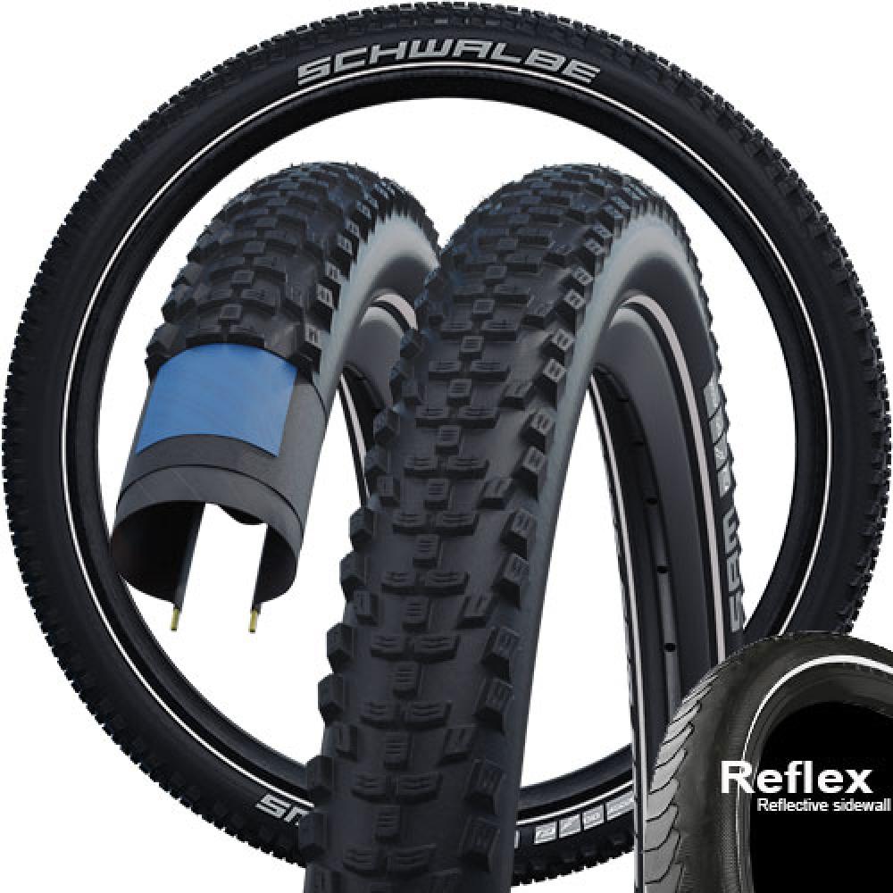 Schwalbe Reifen Smart Sam 27.5x2.60 65-584 schwarz Reflex E-50 HS624 Draht, Drahtreifen, Reifen, Fahrradteile