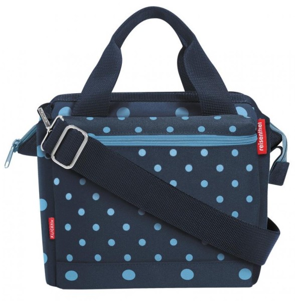 KLICKfix Lenkertasche ROOMY mixed dotsblue Größe 22x24x13 cm 4 ltr. 