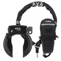 Axa Rahmenschloss Defender mit RL 100 Einsteckkette+ Outdoor Tasche
