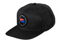 100% Jefferson snapback hat, black, unis