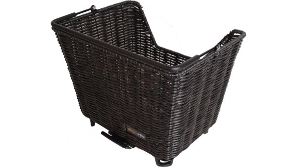 AtranVelo Fahrradkorb Picnic AVS Schwarz L 25 x B 40 x H 31cm