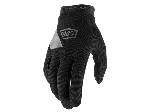 100% Ridecamp Gloves, Black/Charcoal, M
