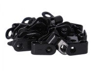 Bowdenzug-Schelle Westphal 856 schwarz, für 5mm Kabel, 25 Stück