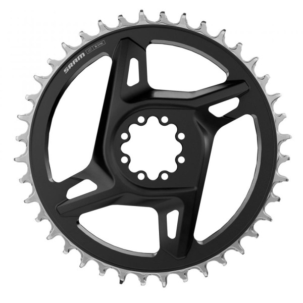 SRAM Kettenblatt X-Sync RED E1 Road 38 Zähne schwarz/silber Aluminium 12-f.