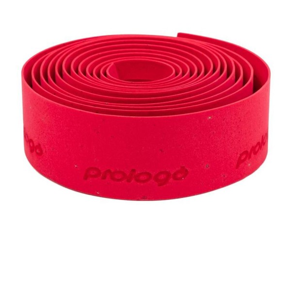 Prologo Lenkerband PLAINTOUCH rot mit Stopfen, Kork