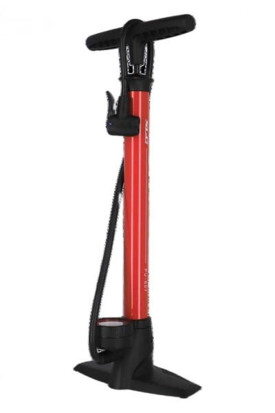 XLC Standpumpe 'Delta' PU-S07 11 bar, mit Dualkopf, rot