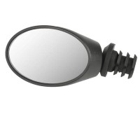 Spiegel Spy Oval, M-Wave, schwarz, Messingschlager, 270032