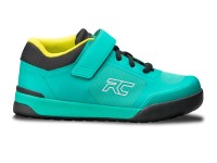 Ride Concepts Traverse Clipless Women's Shoe, Teal / Lime, 35