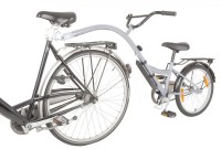 Kinderrad-Nachläufer terra bikes Trailer silber, 20" , RH 28cm
