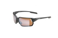 Sonnenbrille Cratoni C-Lite COLOR+Sport schwarz matt, Glas amber, silber verspie