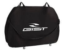 Fahrrad-Transporttasche für MTB/Racing schwarz, gepolstert, mit Räder+Ständer