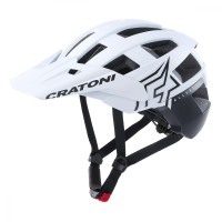 Cratoni Helm AllSet Pro MTB weiß/schwarz matt Gr. S/M 54-58 cm