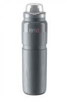 ELITE, Trinkflasche mit Schutzkappe, FLY MTB TEX grau, 950 ml 