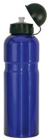 Messingschlager Trinkflasche Alu 750 ml blau mit Deckel