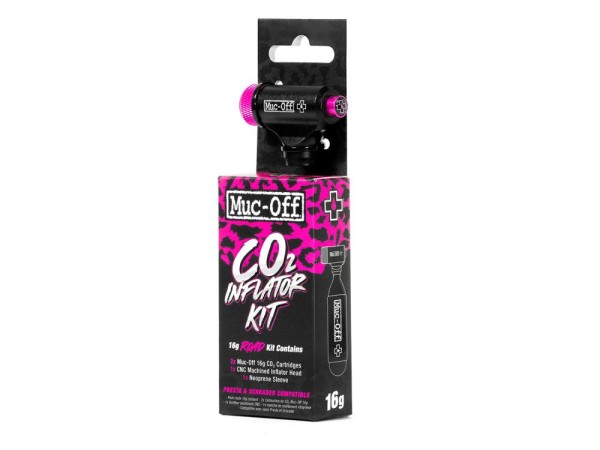 Muc Off Road Inflator Kit, pink