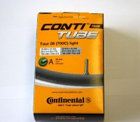 Continental, Bereifung, Schlauch, Tour 28 all light, 32-622-47-622/42-635 (AV 40mm), Gewicht ca. 200g, (Herst.-Nr. 0182051)