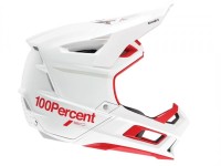 100% Aircraft 2 DH carbon helmet SP21, red/white, XL