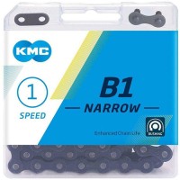 KMC Kette B1 Narrow schwarz für 1-fach 112-Glieder