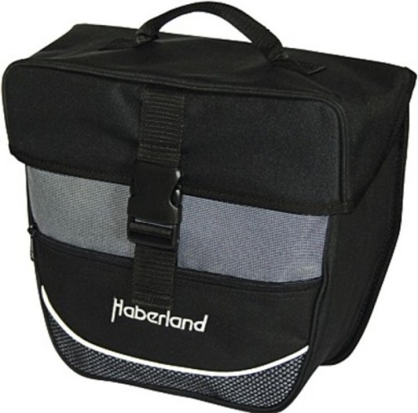 EINZELPACKTASCHE HABERL. 12,5L SCHWARZ/SILBER