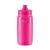 Trinkflasche Elite Fly Tex 550ml, pink fluo transparent