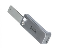Basil MIK Stick universal grau für MIK Adapterplatte Größe 11x2x1 cm