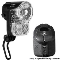 Axa Dynamo-Scheinwerfer PICO30 T Steady LED schwarz Tagfahrlicht lose AXA NL 916570  StVZO
