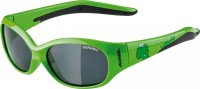 Alpina Sonnenbrille Flexxy Kids Rahmen grün dino Glas schwarz  S3