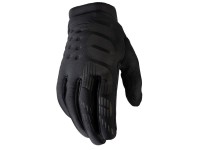 100% Brisker Women's Cold Weather Gloves, black, L