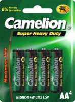 Batterie Camelion Green Mignon R06 4 Stück, Zink-Chlorid, 1,5V 1220 mAh, AA