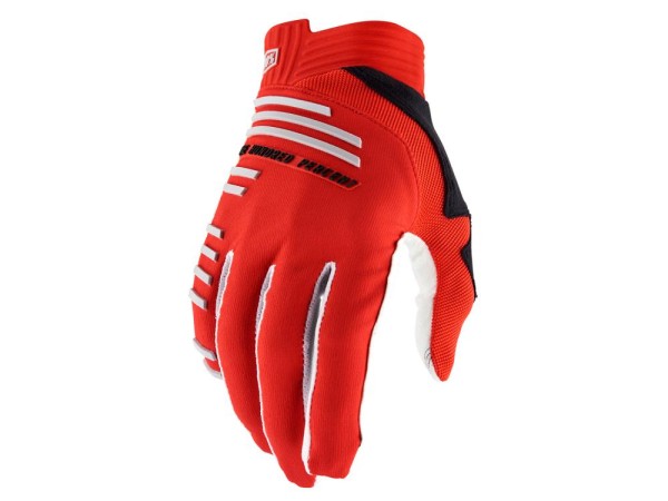 100% R-Core Gloves, Racer Red, M