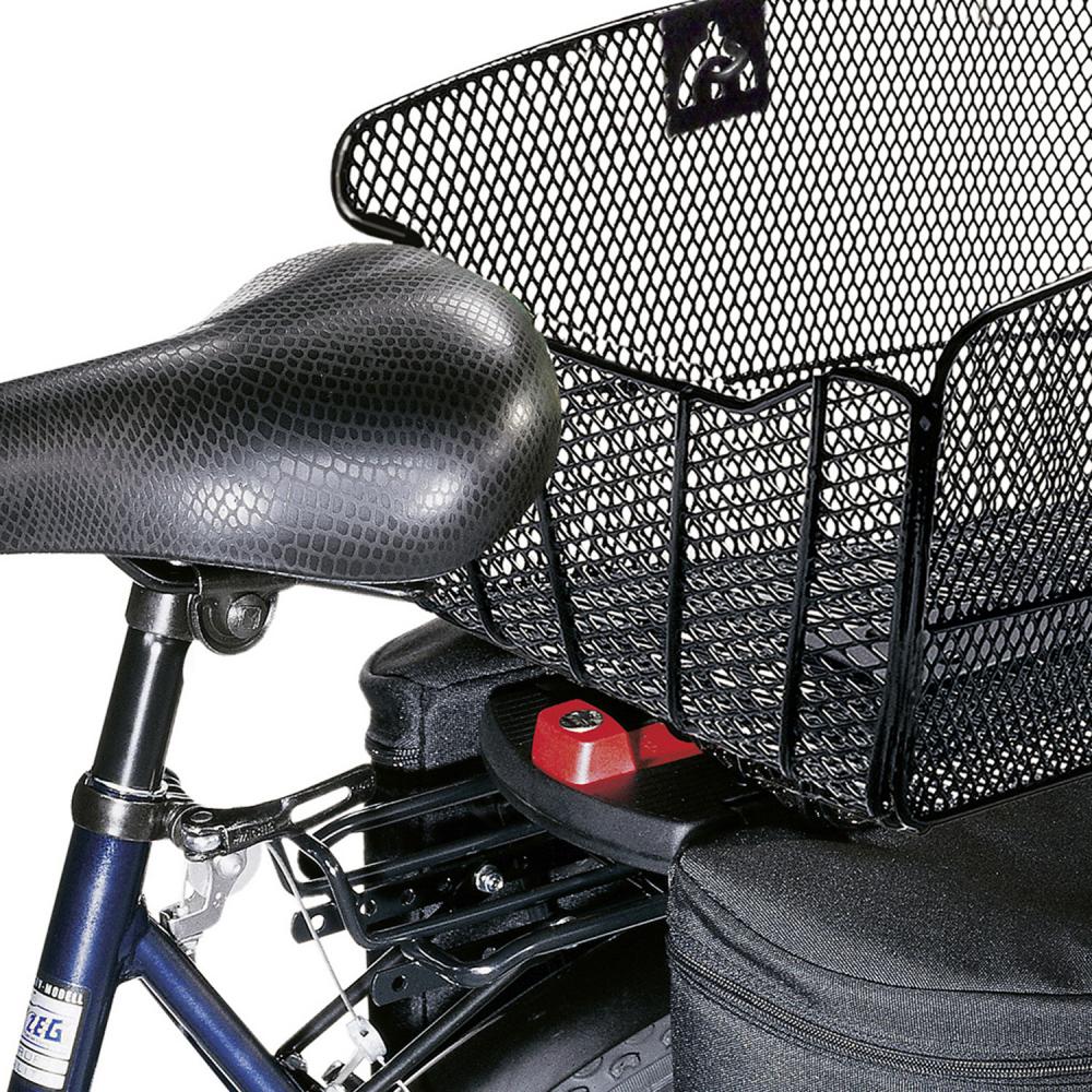 Neue Produkte für 2024 KLICKfix Hinterradkorb Citymax GTA | 41x30x24,5 | Fahrradkörbe Fahrradzubehör Hinterradkorb | schwarz cm