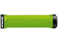 Spank Lock-On grip Spoon w/ two alloy endrings full color, green, unis