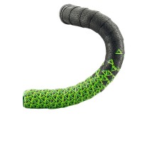 Deda Lenkerband Loop Gel schwarz/grün, mit Alu Stopfen