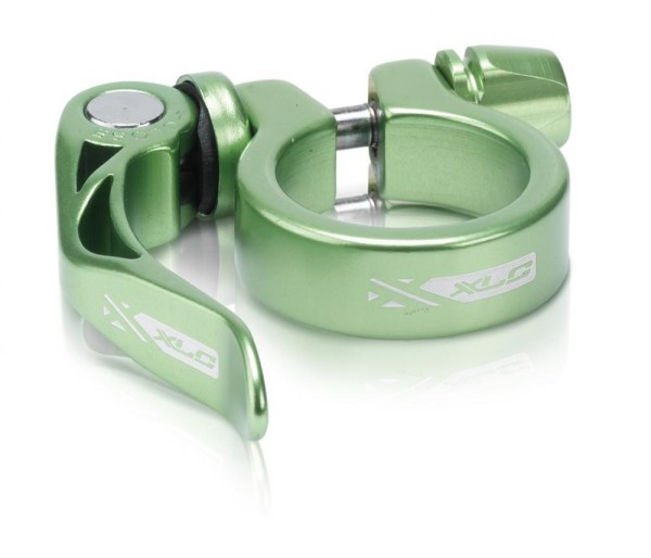 XLC Sattelstütz-Klemmring PC-L04 &#216; 31,6 mm limegreen mit Schnellspanner