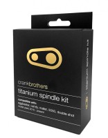 Crankbrothers Spindle Achsen Upgrade Kit titanium