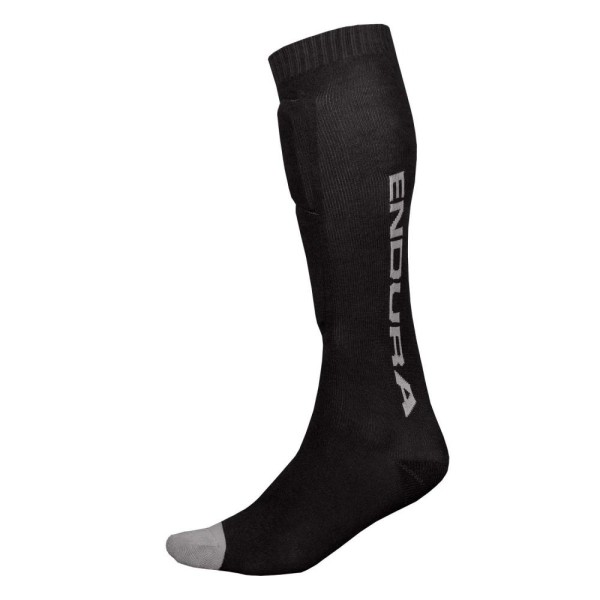 Endura SingleTrack Schienbeinprotektor Socken schwarz Größe L-XL