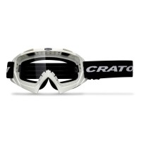 Cratoni MTB Brille C-Rage weiß glanz Scheibe transparent