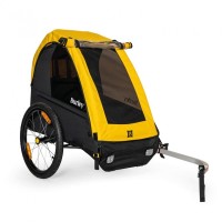 Fahrrad-Kinder-Anhänger Burley Bee Single, gelb/schwarz