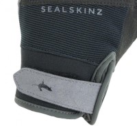 Handschuhe SealSkinz Sutton schwarz/grau, Gr.M